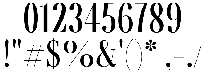 Rondal Semibold Font OTHER CHARS