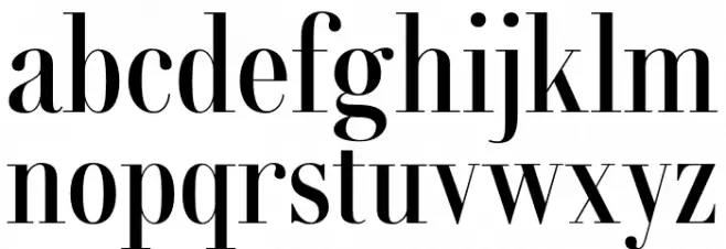 Rondal Semibold Schriftart Kleinbuchstaben