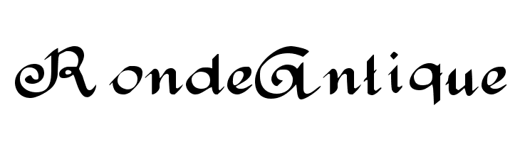 RondeAntique Font