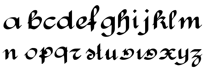 RondeAntique Font LOWERCASE