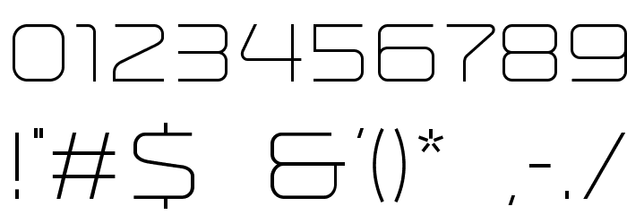 Rondiut Capitals Light Font OTHER CHARS