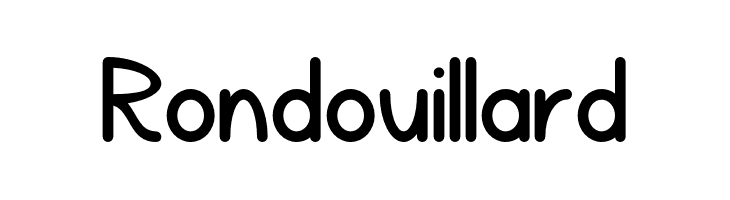 Rondouillard  Frei Schriftart Herunterladen