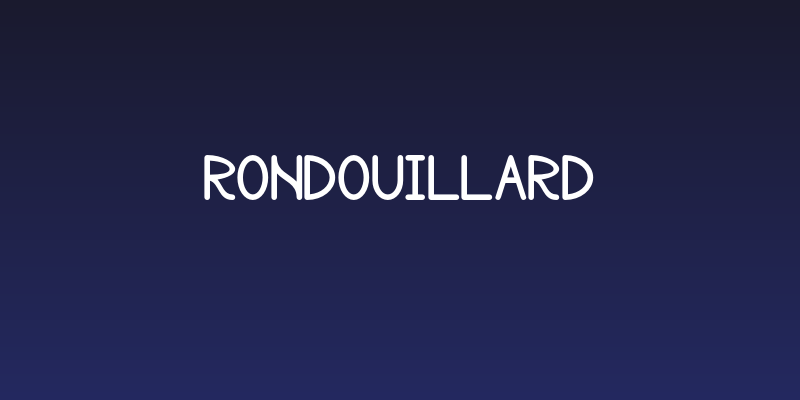 Rondouillard Social Header