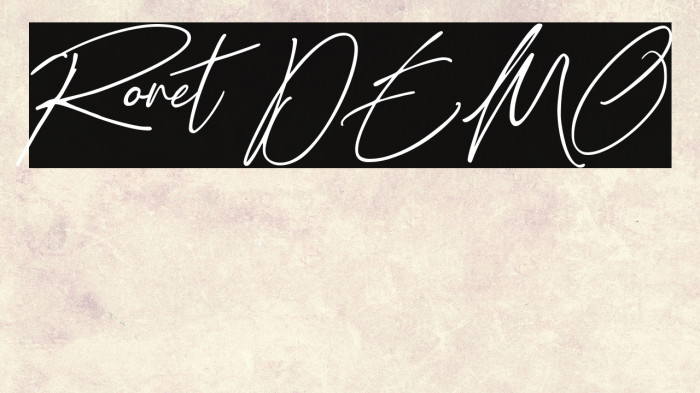 Ronet DEMO Example 2