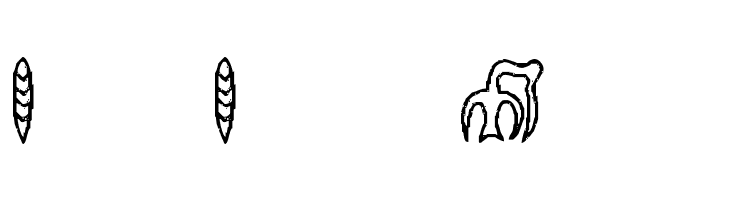 RongoRongo Glyphs  免费字体下载