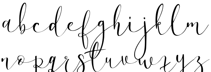 Ronhilli Font LOWERCASE