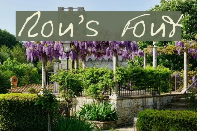 Ron's Font Example 3