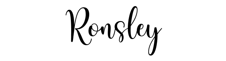Ronsley  免费字体下载