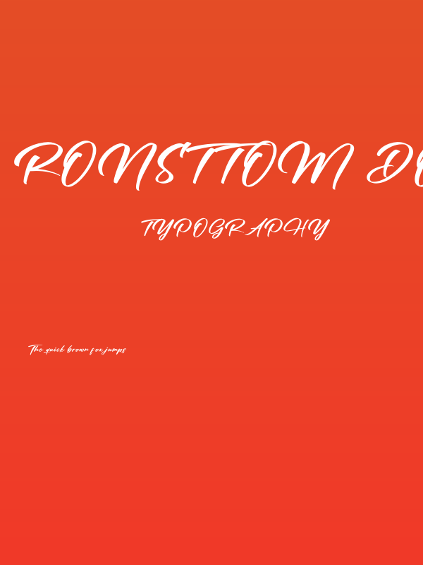 Ronsttom Dollast Poster