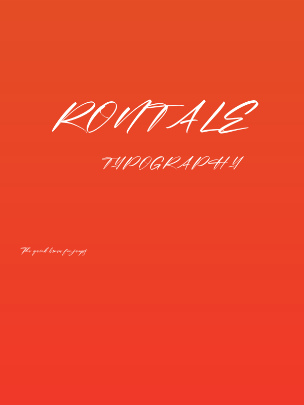 Rontale Poster