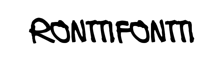 Ronttifontti  font caratteri gratis