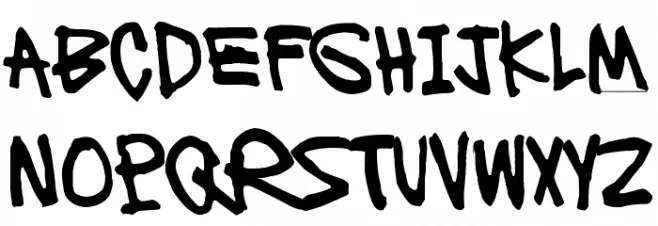 Ronttifontti Schriftart Groß