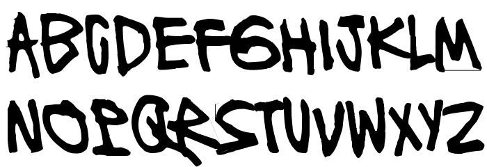 Ronttifontti Font LOWERCASE