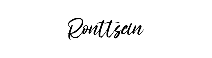 Ronttsein  フリーフォントのダウンロード