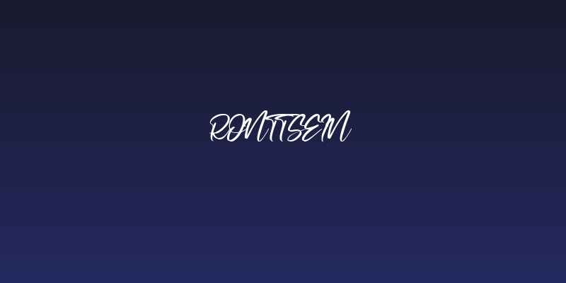 Ronttsein Social Header