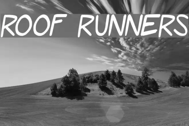 Roof Runners Font examples