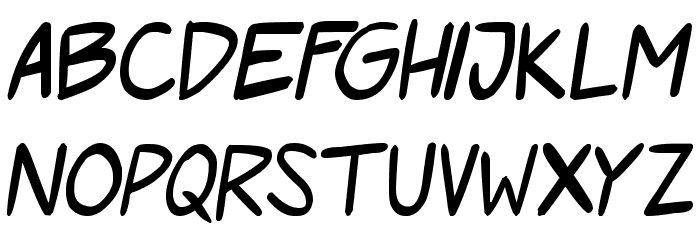 Roof Runners Font LOWERCASE