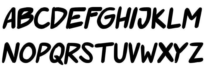 Roof runners Bold Font LOWERCASE