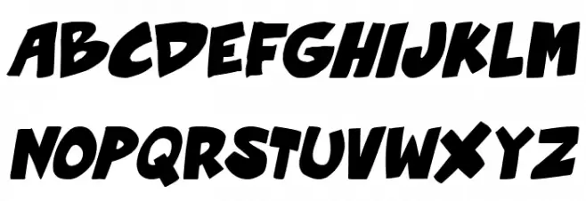 Roof runners active Bold Italic Polices MAJUSCULES
