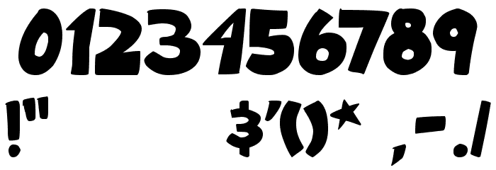 Roof runners active Bold Font OTHER CHARS