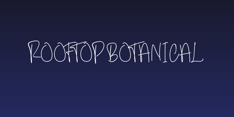 Rooftop Botanical Social Header