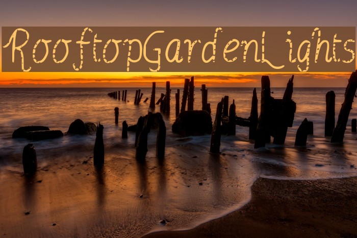 Rooftop_Garden_Lights フォント examples