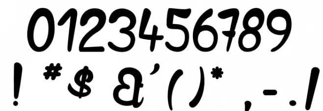 RookiesShowtimes Font OTHER CHARS