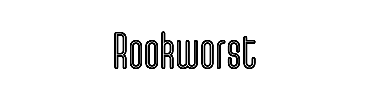 Rookworst  Frei Schriftart Herunterladen