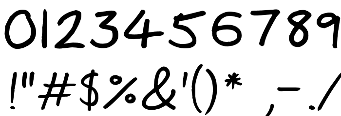 Rooky Hand Font OTHER CHARS