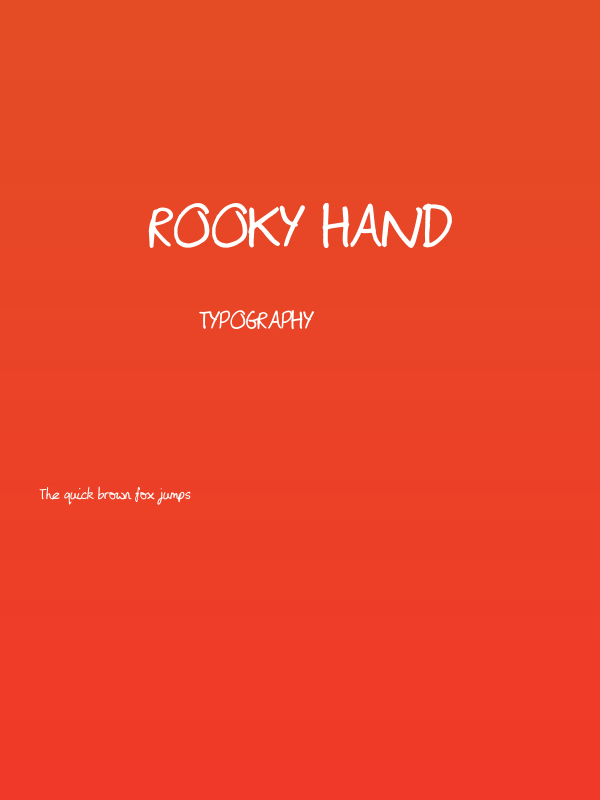 Rooky Hand Poster