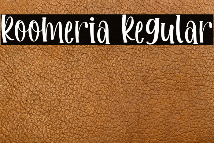 Roomeria Regular Example 2