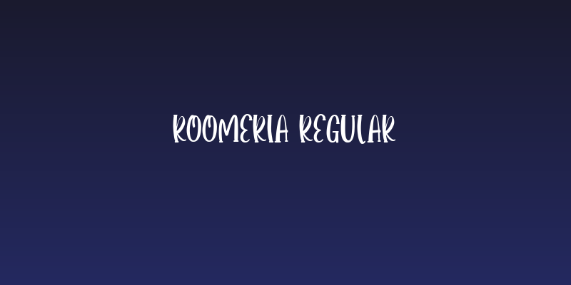 Roomeria Regular Social Header