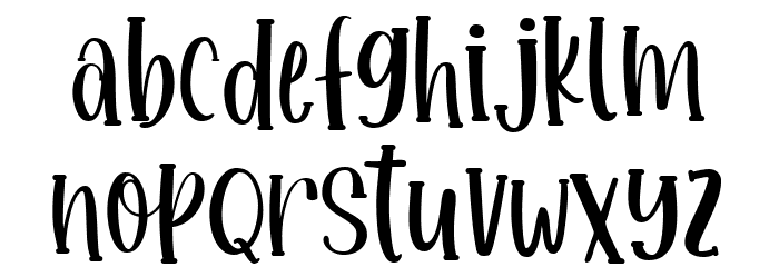 Roomeria Regular Font LOWERCASE