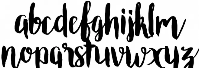 Roomfer फ़ॉन्ट लोअरकेस