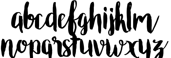 Roomfer Font LOWERCASE
