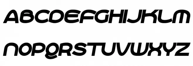 Roona Sans Black PERSONAL Italic Polices MAJUSCULES