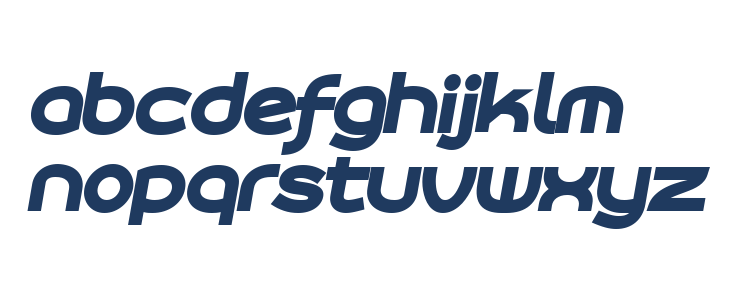 Roona Sans Black PERSONAL Italic Lowercase