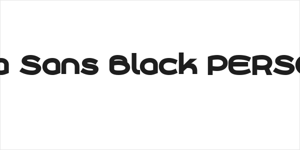 Roona Sans Black PERSONAL Logo