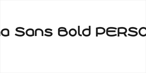 Roona Sans Bold PERSONAL Logo