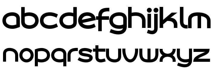 Roona Sans Bold PERSONAL Font LOWERCASE