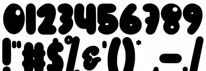 Roopey Font OTHER CHARS