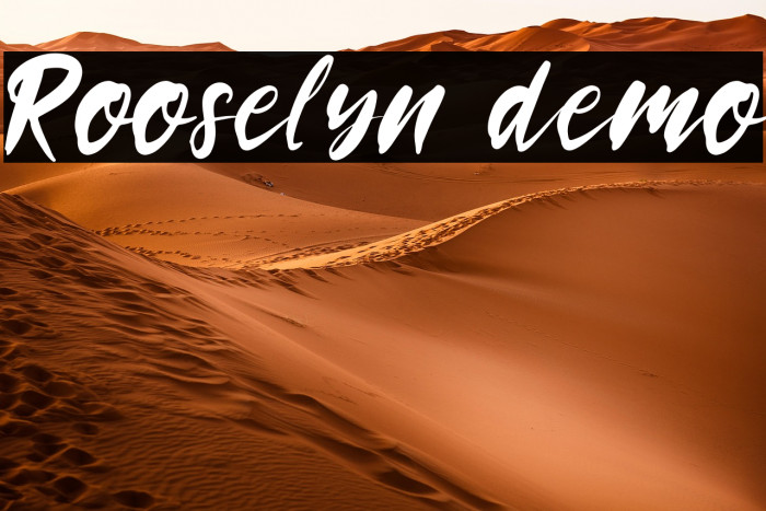 Rooselyn demo Example 3