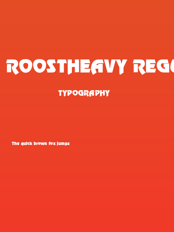 RoostHeavy Regular Poster