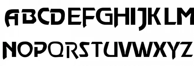 RoostLightA Schriftart Groß