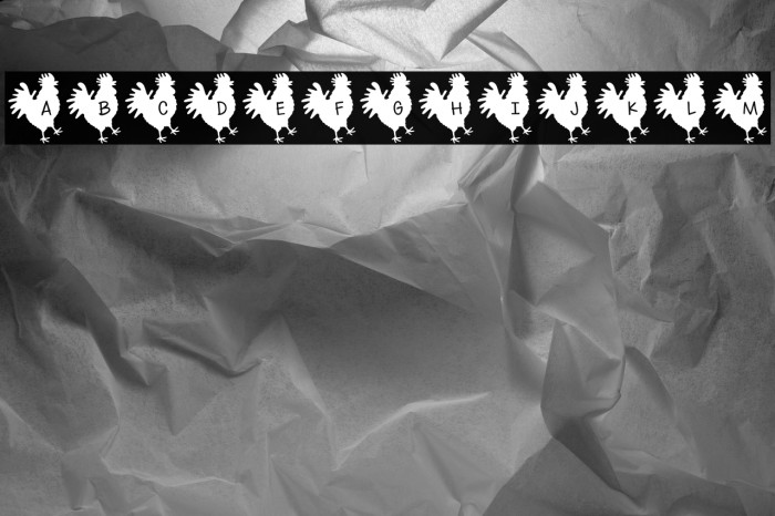 Rooster*Letters Regular Example 2