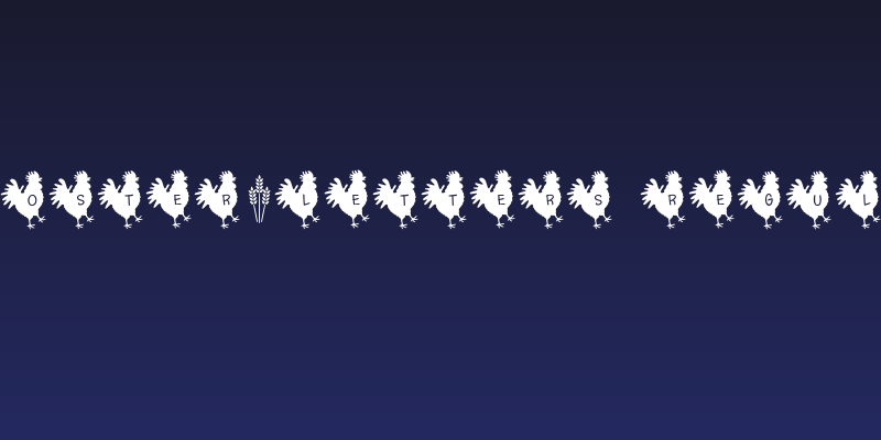 Rooster*Letters Regular Social Header
