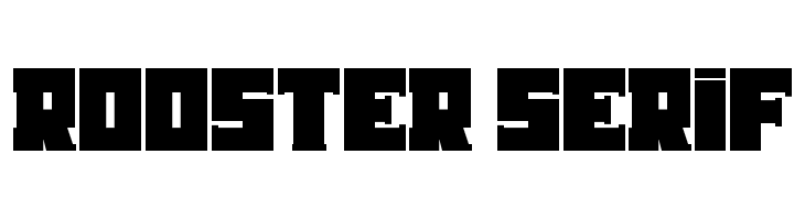 Rooster Serif Font