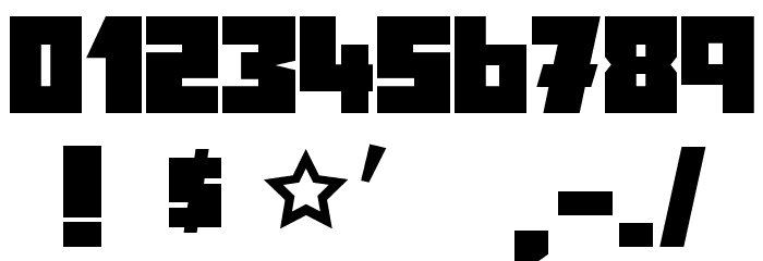 Rooster Serif Font OTHER CHARS