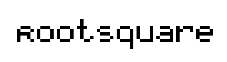 RootSquare フォント