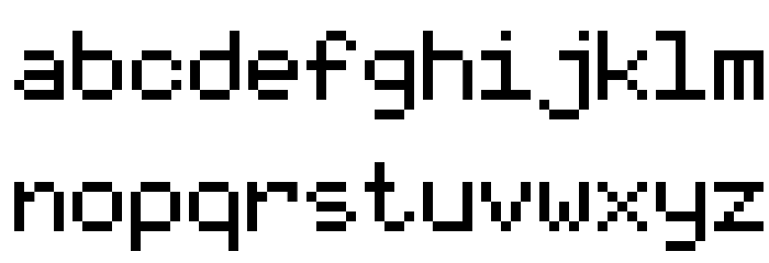 RootSquare Font LOWERCASE